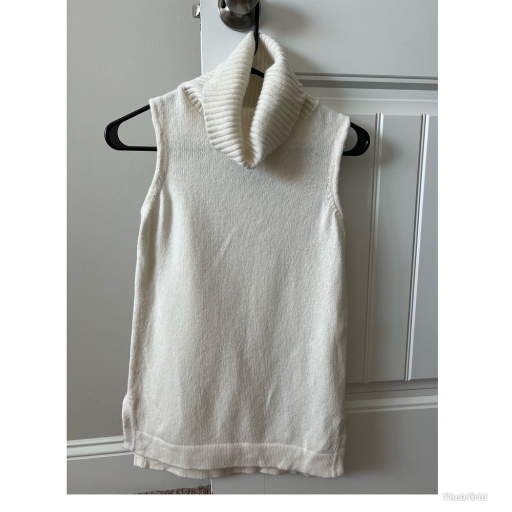 JCrew sleeveless turtleneck sweater